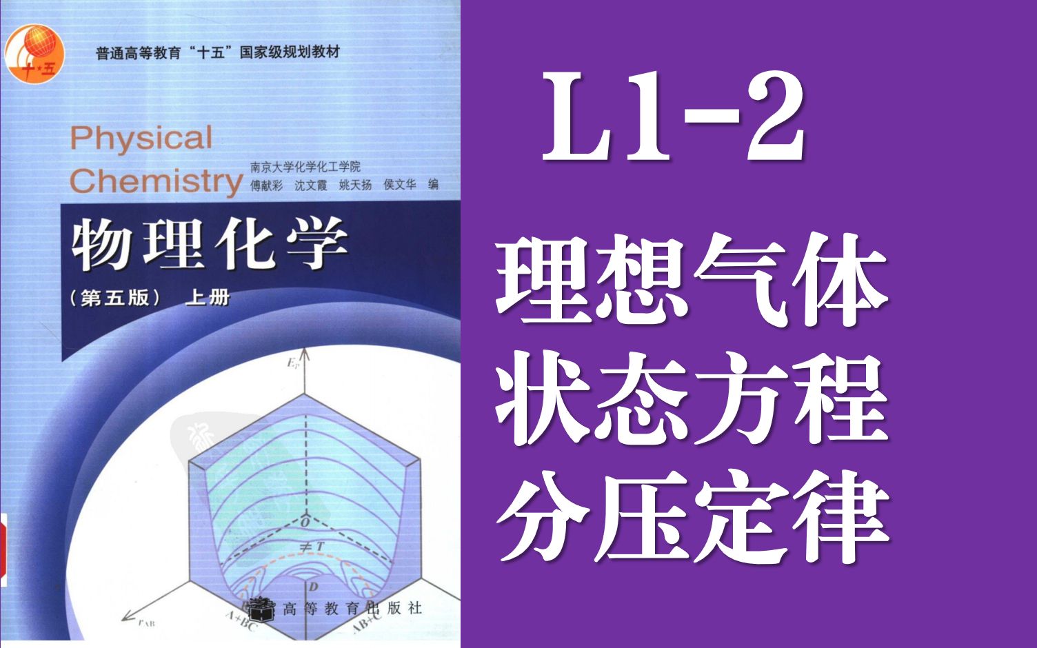 [图]（纯手写不念ppt）物理化学| 气体 1.2 气体实验定律，分压定律