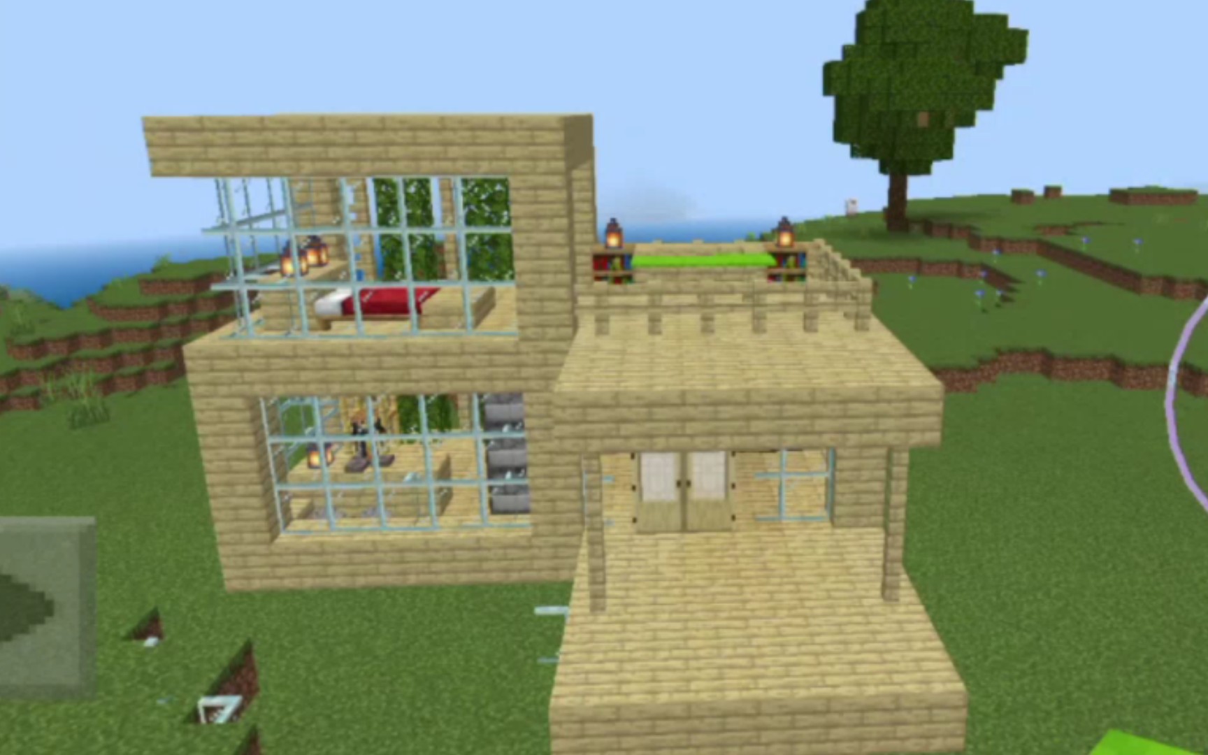 我的世界 如何建造简易版乡村别墅教程 极速版