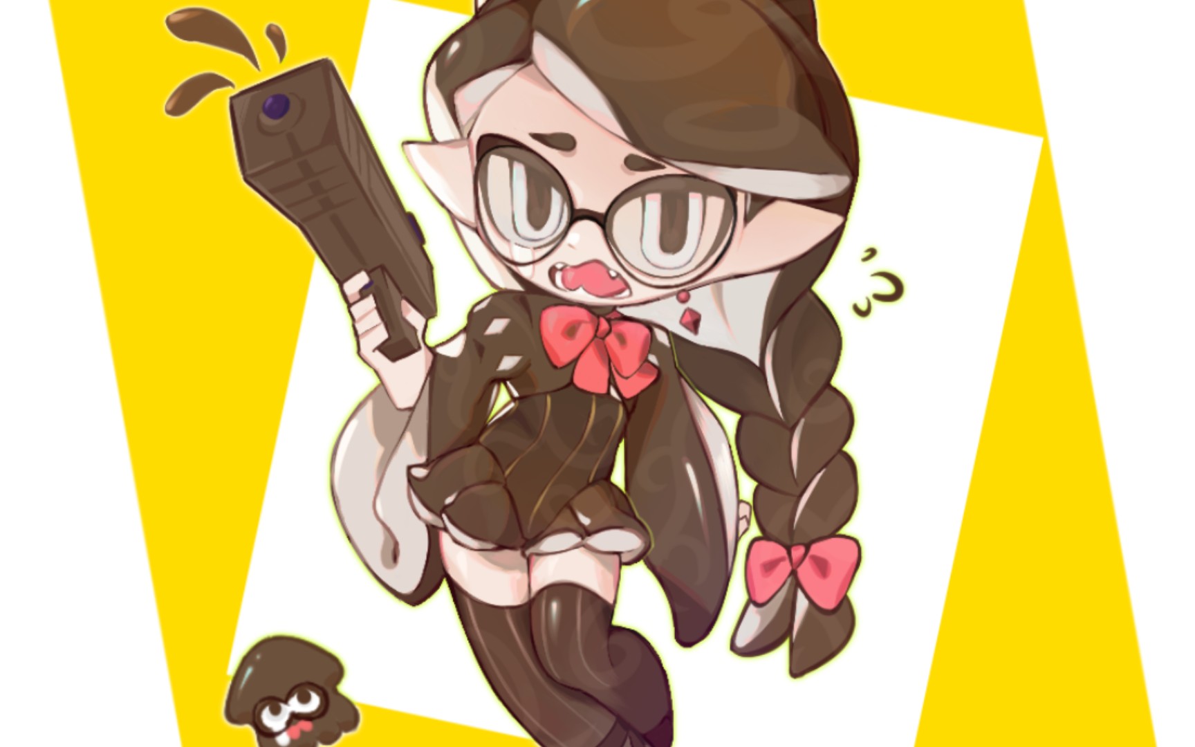 【猎天使魔女起源xsplatoon】小笨鱿