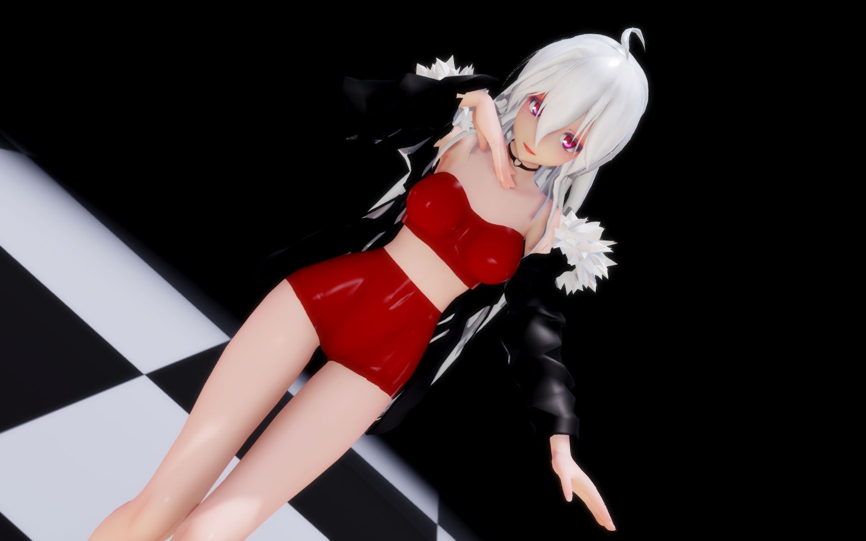 mmd皮衣弱音wannabe
