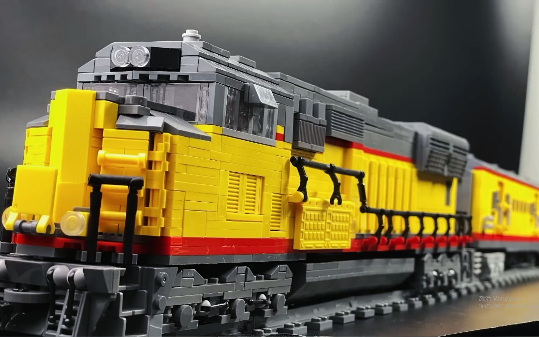沉浸式体验——拼装乐高美国联合太平洋铁路sd70m机车