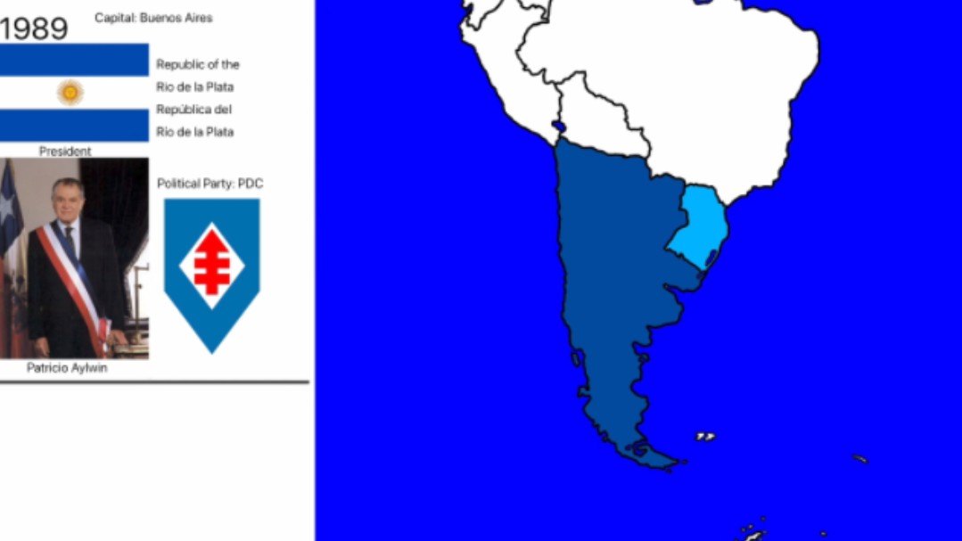 【架空历史地图】拉普拉塔(1810-2024)