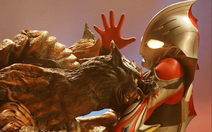 《暗》奈克瑟斯奥特曼vs恶魔型异生兽伽鲁贝洛斯(第一战).