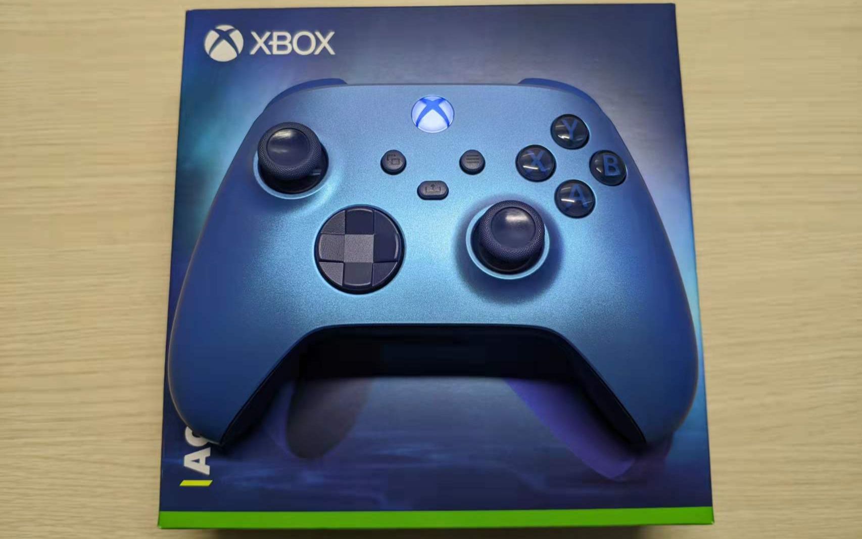【开箱xbox】极光蓝xbox series x手柄开箱