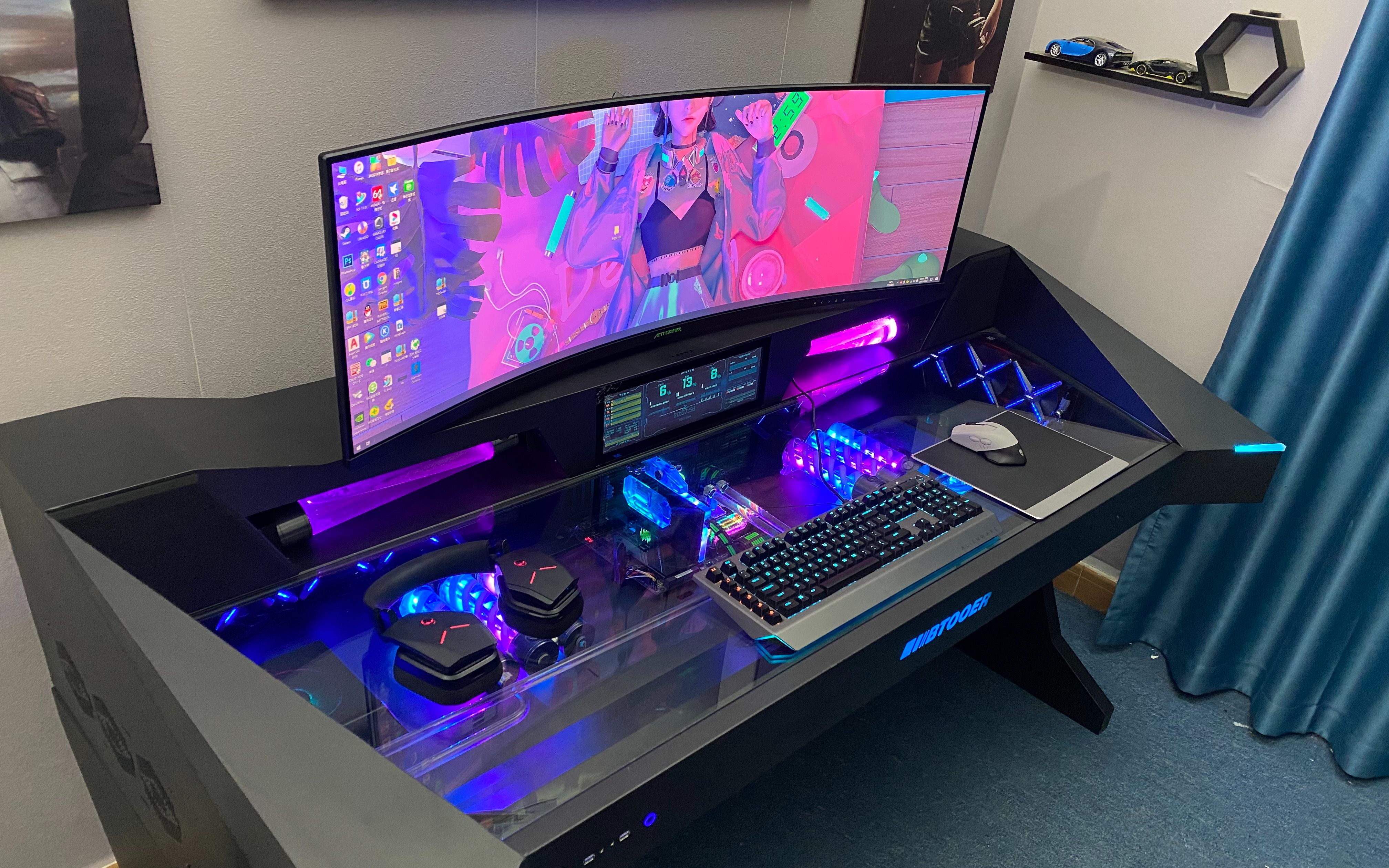 【桌搭教学】电脑主机的三种摆放方式,你学会了吗?