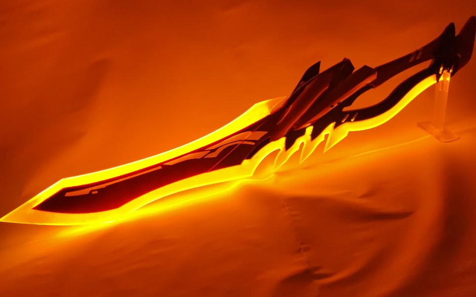 【崩坏3rd】崩坏三无量塔姬子cos道具 真红神陨剑史尔特尔 未上色—成