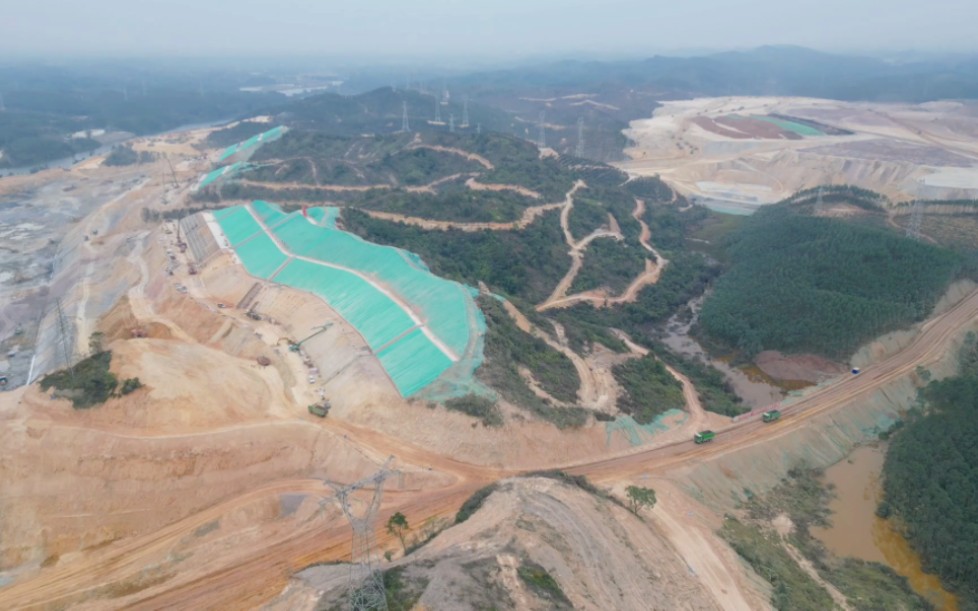 [图]新中国第一条运河，广西平陆大运河，建设现场超级震撼