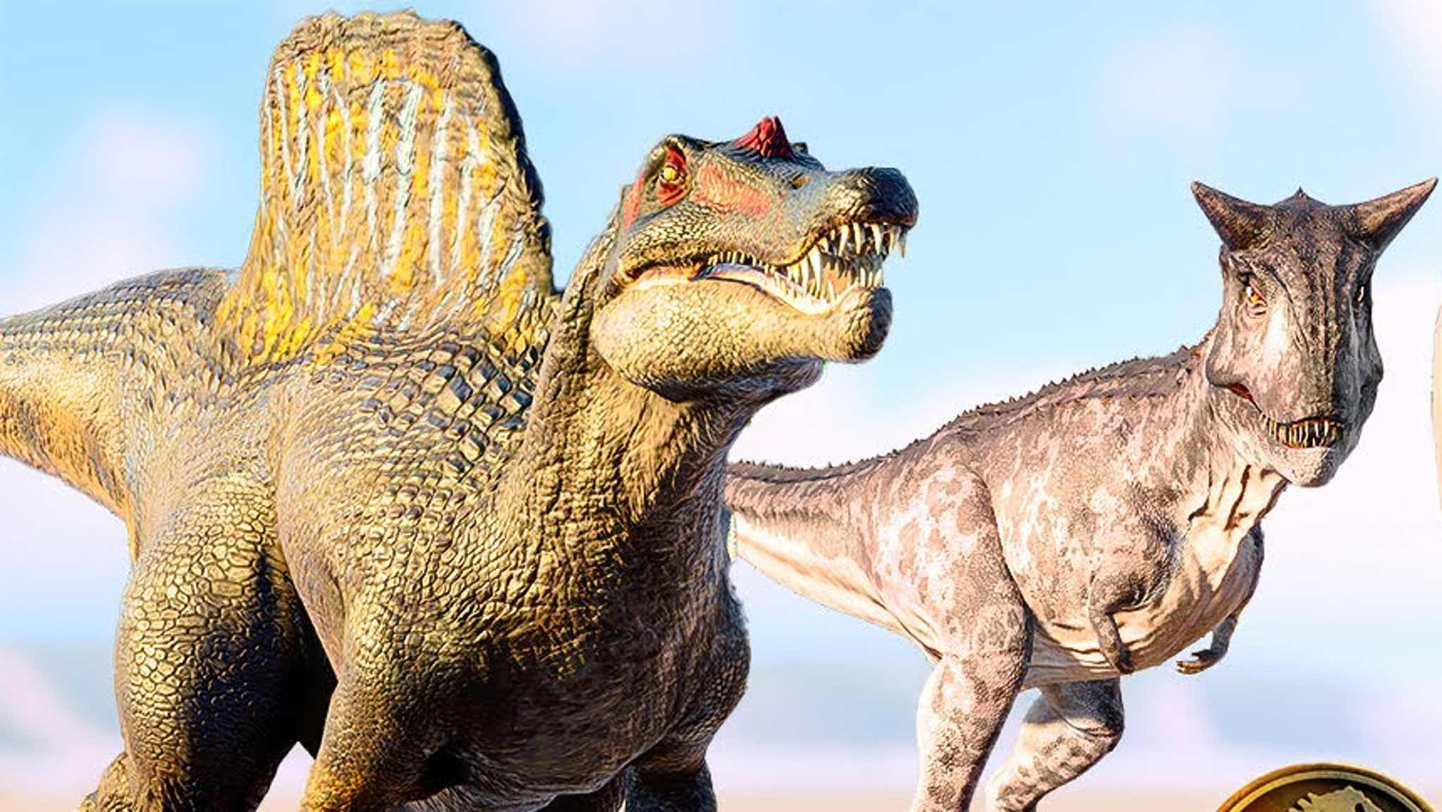 恐龙星球棘龙 vs 食肉牛龙 ~ 侏罗纪世界进化
