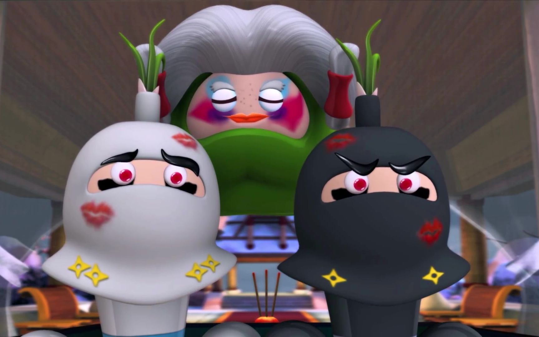 四版天山果姥名场面!这个果宝莲画的粉底也太差劲了吧!