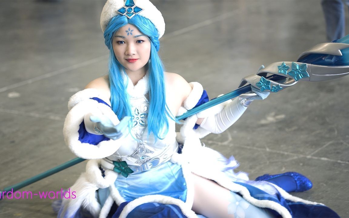 王昭君冰雪之华 cos 王者荣耀 麽多2020 广州漫展