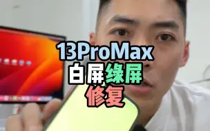 Download Video: 13Promax 白屏绿屏修复