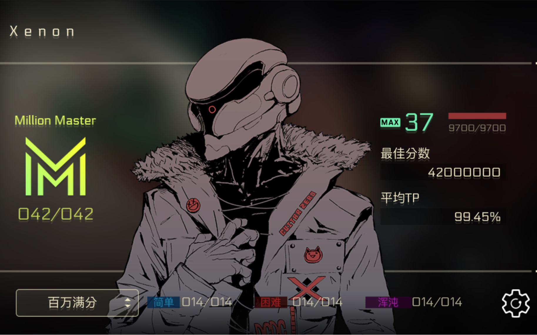 cytus2〗xenon混沌m评分合集