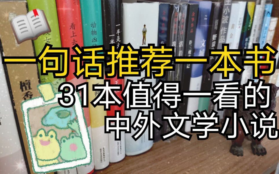 【一句话推荐一本书】31本值得一看的中外文学小说哔哩哔哩bilibili