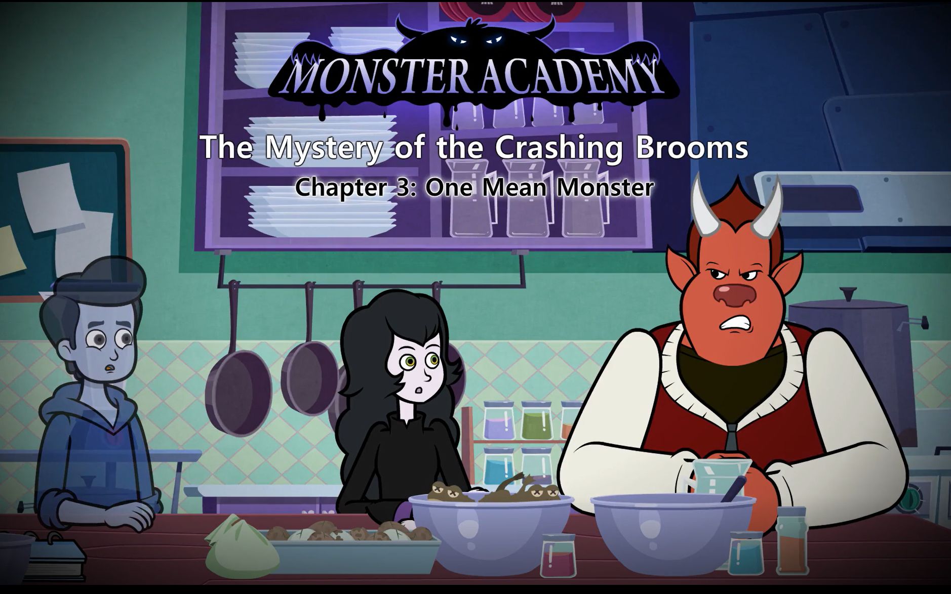 monster academy, the mystery of the crashing brooms 3