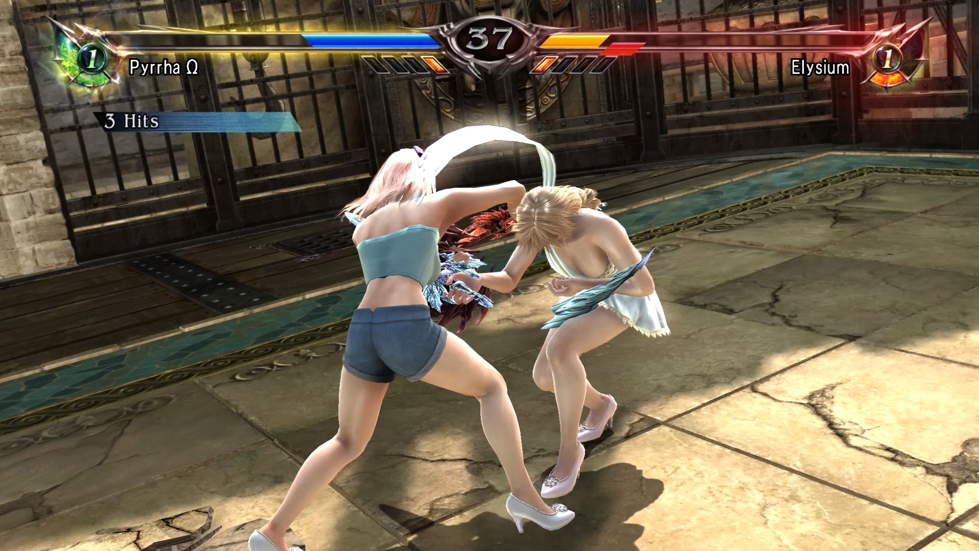 刀魂5 灵魂能力 好猛的索姐直接被一套带走了