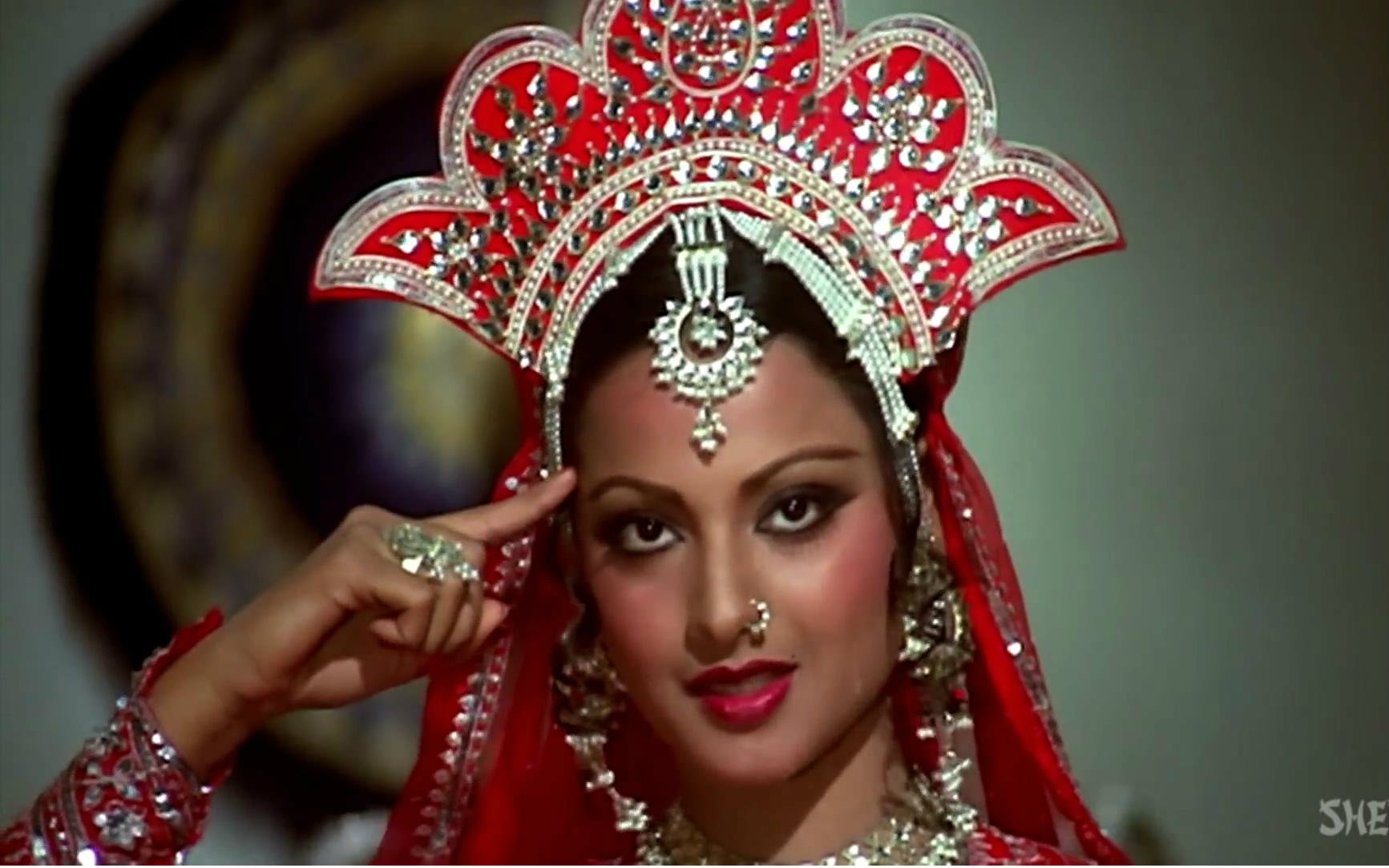 印度性感天后rekha美艳歌舞- kasme vaade - mujra