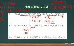 高一典例，几个简单例题教你搞定抽象函数定义域问题！