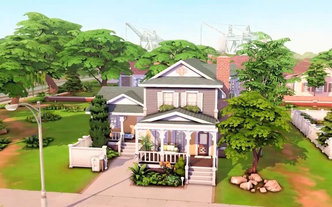 [图]THE SIMS 4速建||搬运 BFF House  by plummysims