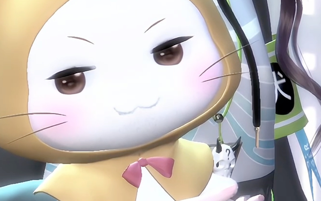 【闪耀暖暖】大喵:被暖暖抱在怀里好开心嘿嘿嘿