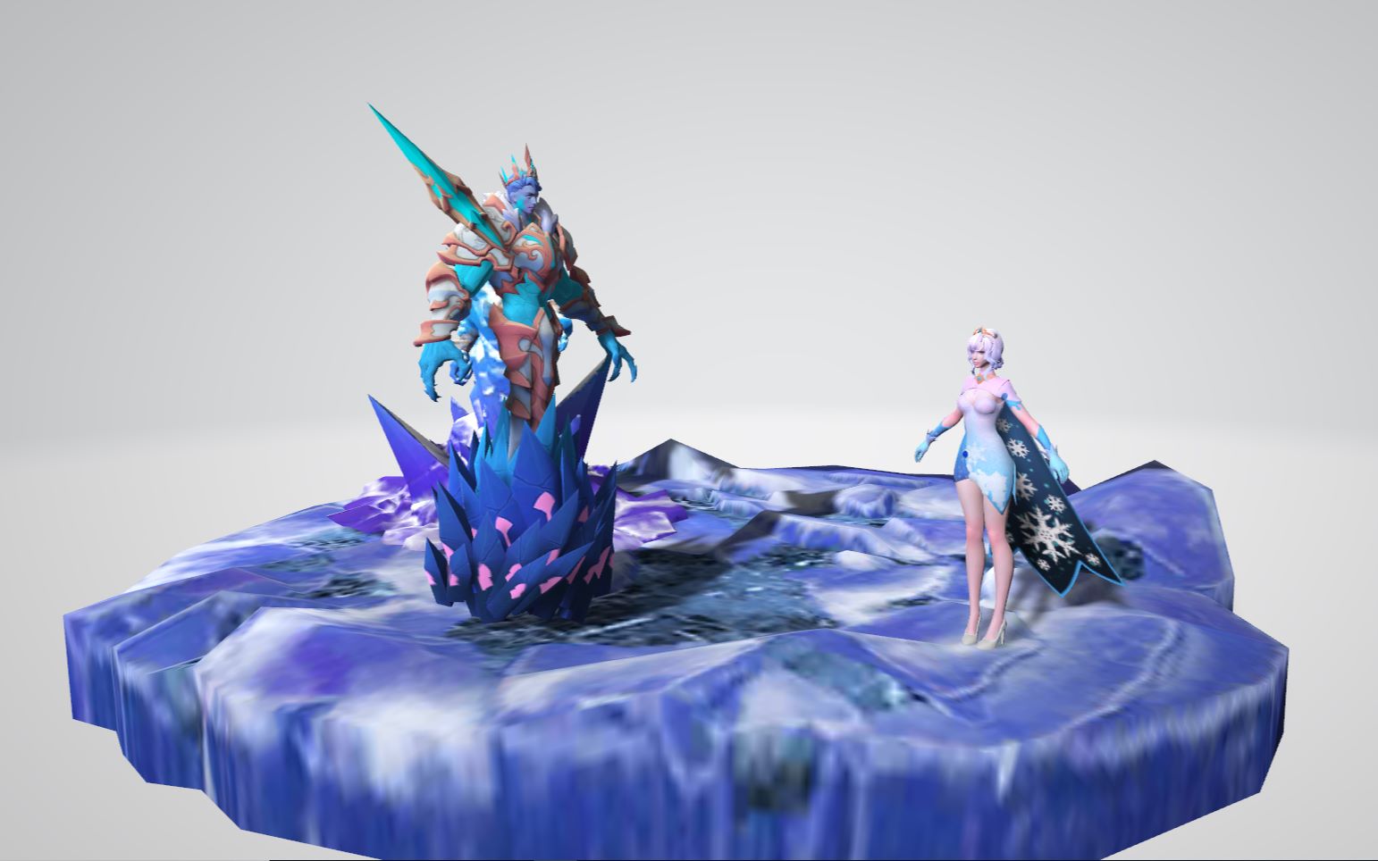 干将莫邪冰霜恋舞曲模型,即使一切冰封,你也在我眼中闪耀!