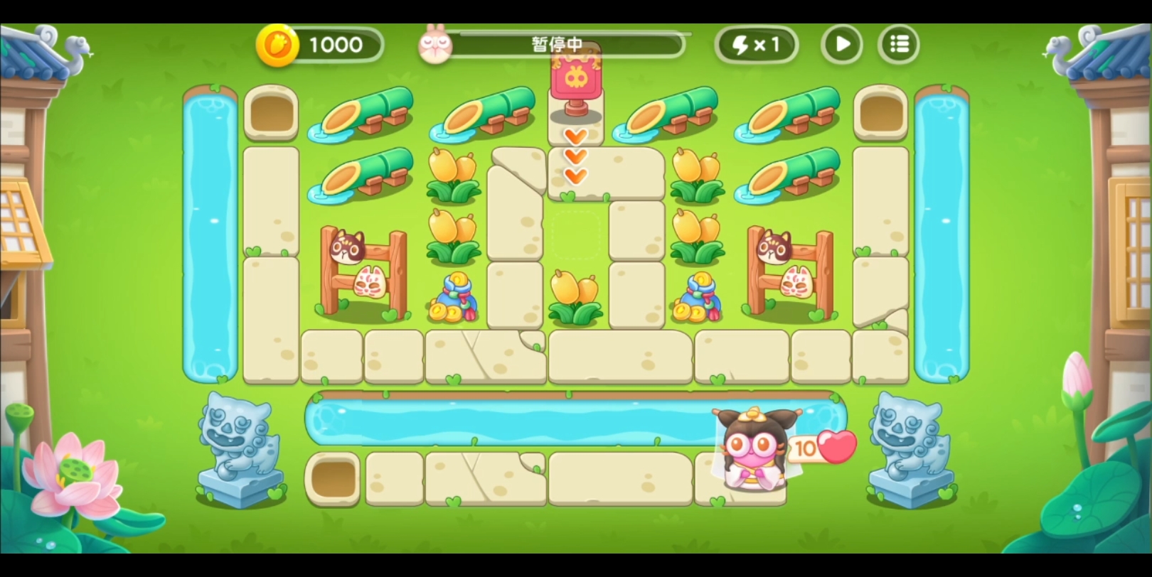 保卫萝卜4白萝卜传奇第43关攻略