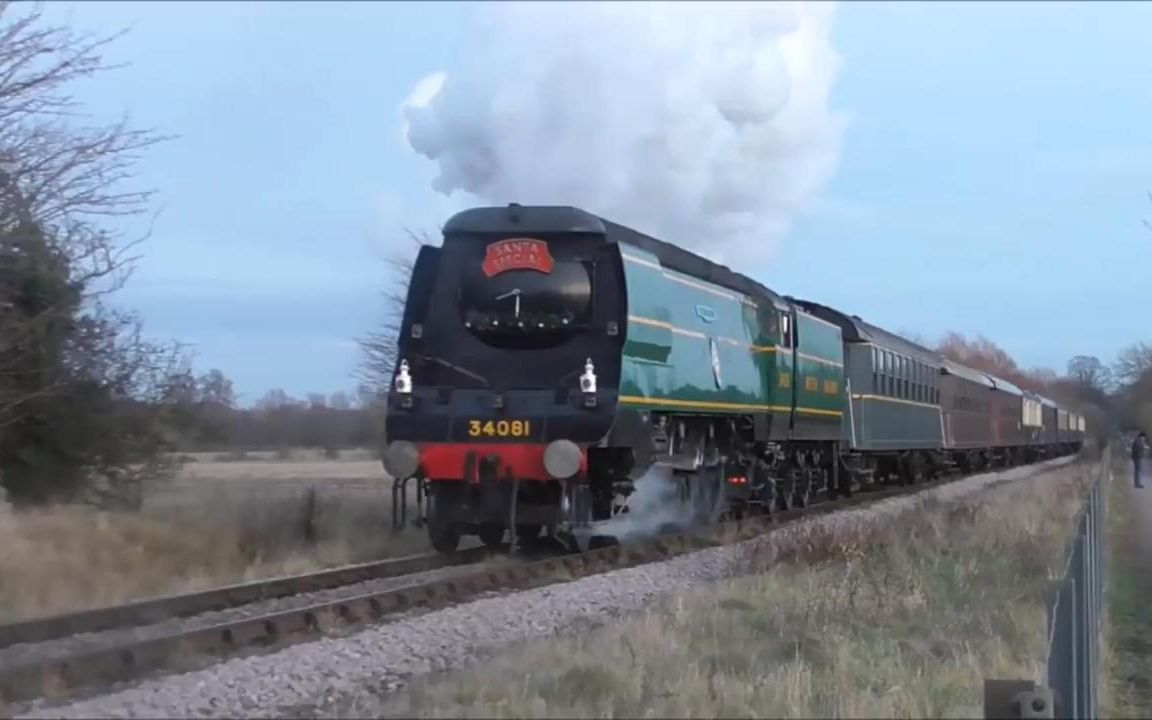 英国蒸汽火车34081