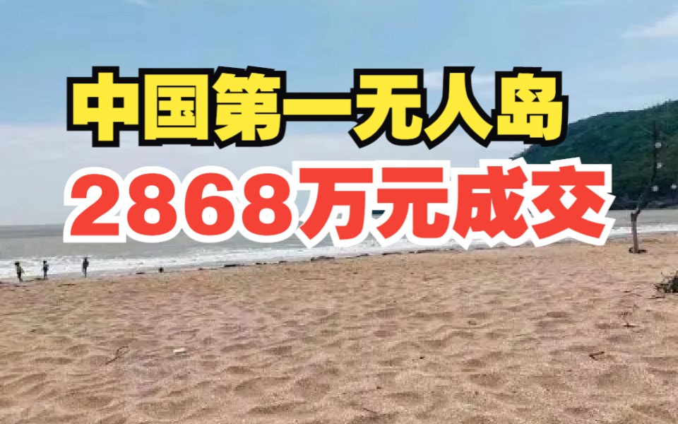 中国第一无人岛象山县旦门山岛2868万元成交哔哩哔哩bilibili