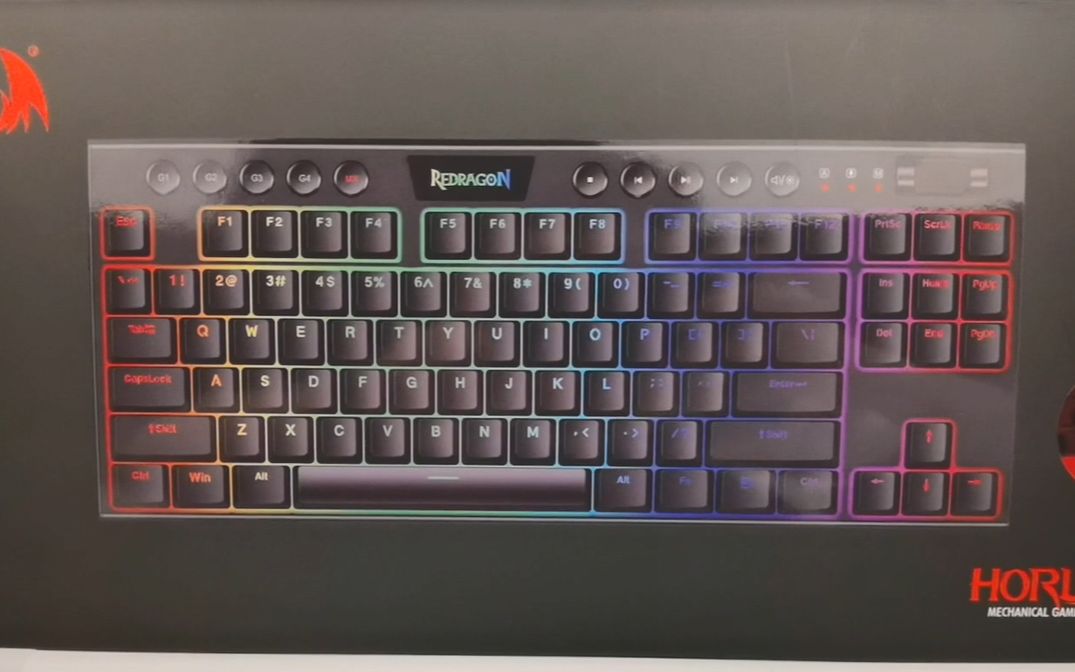 手速加成红龙redragon超矮轴机械键盘k621开箱体验