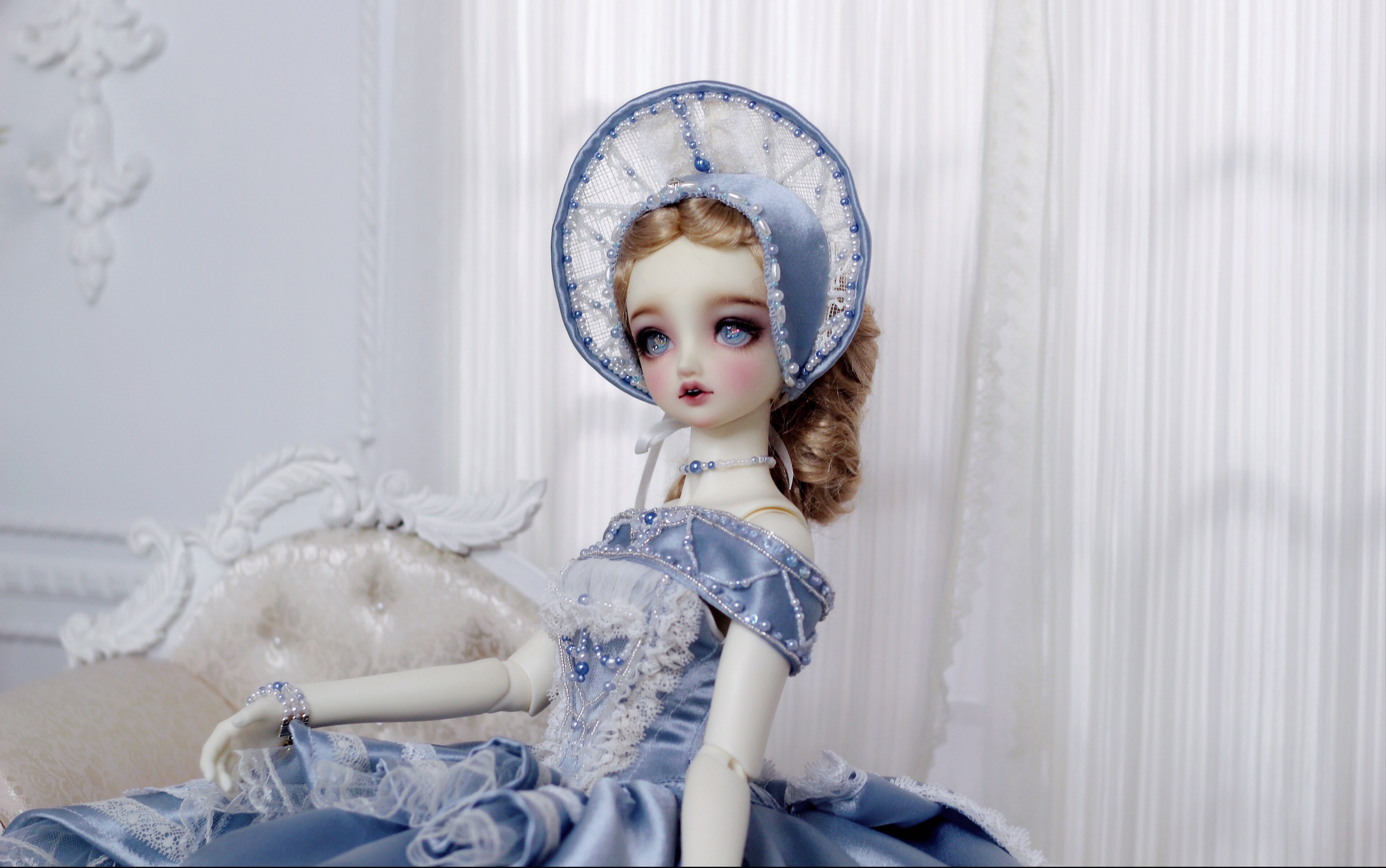 kantee框框bjd娃衣三分复古欧风华丽礼服洋装