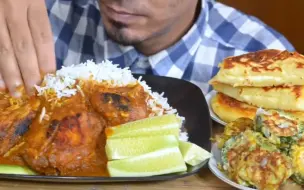 Download Video: 熏鸡块和奶酪土豆角以及茄盒Basmati Rice, Chicken Gravy, Cheese Potato Kofta, Karela Brinjal Fr