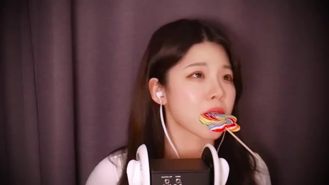 (助眠)yeonchu小姐姐口腔音,吃棒棒糖