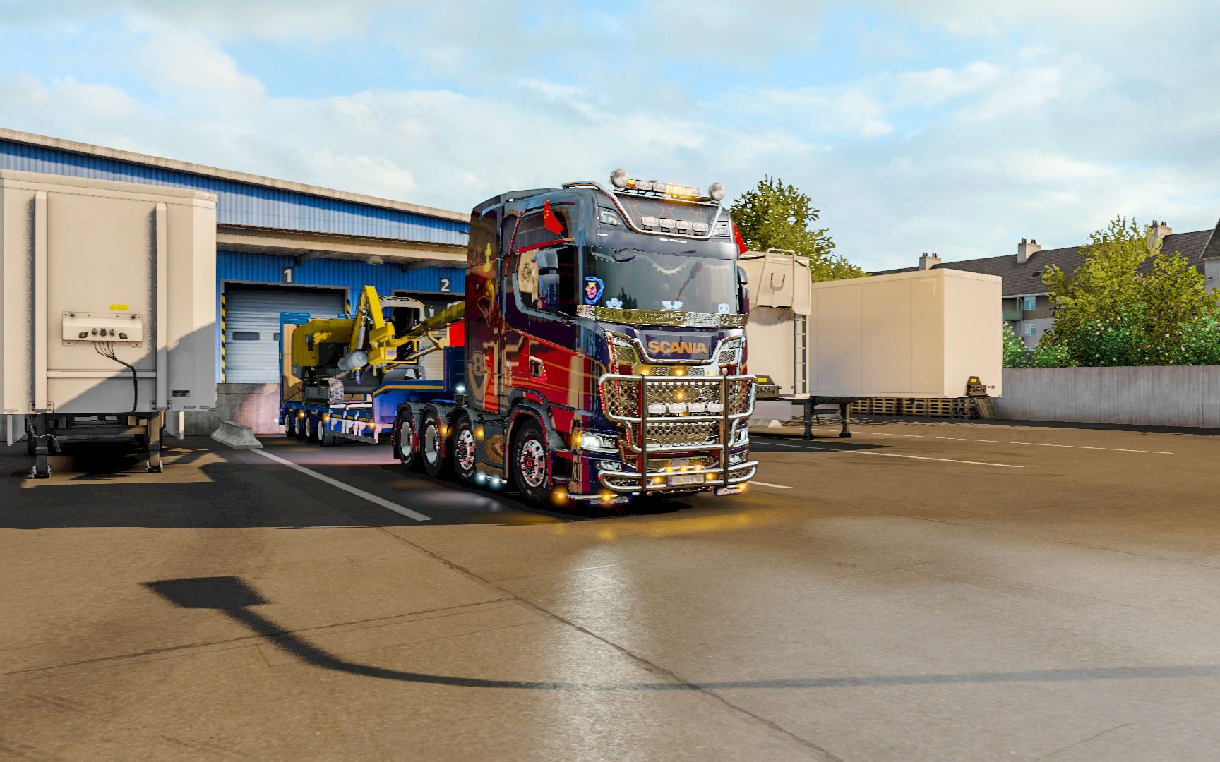 欧卡2:开斯堪尼亚730s拉钻孔机