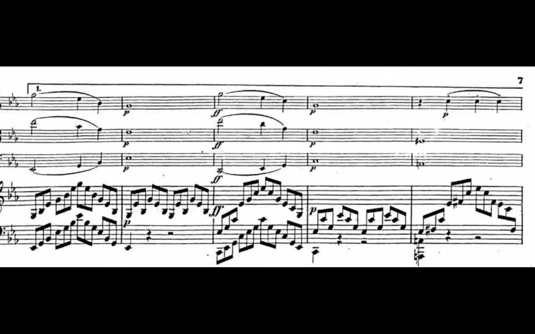 [图]门德尔松13岁作品 c小调第一钢琴四重奏 Op. 1, MWV Q11 [1822/1998]