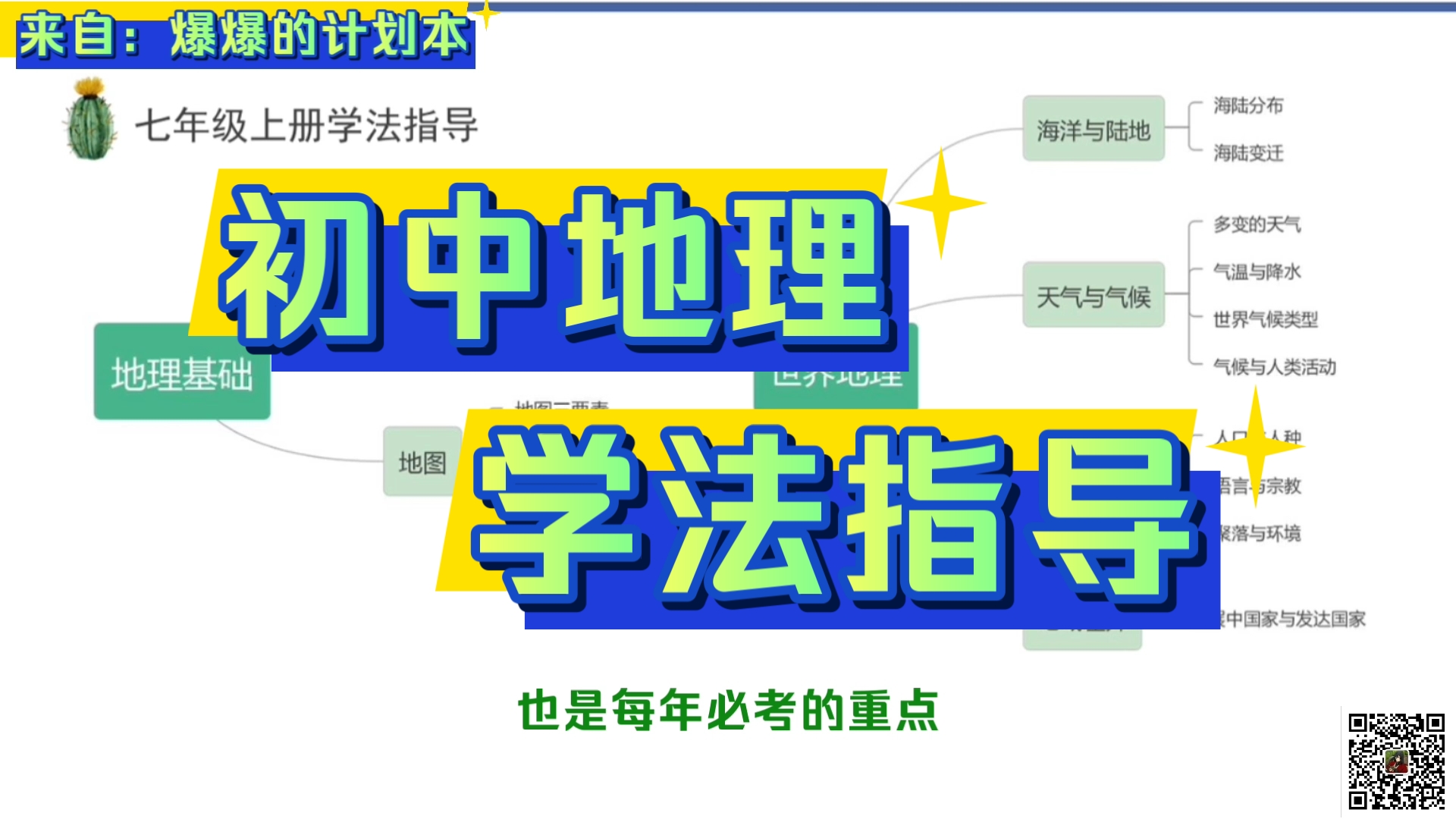 初中地理学什么?怎么学?以七年级上册为例【爆爆|知识点汇总】哔哩哔哩bilibili