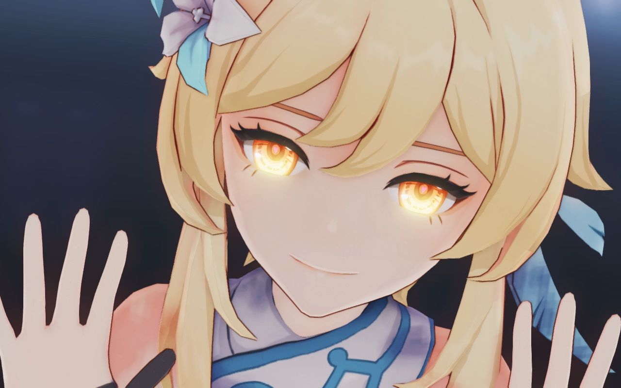 原神mmd阿贝多老师对荧的新实验贝荧向