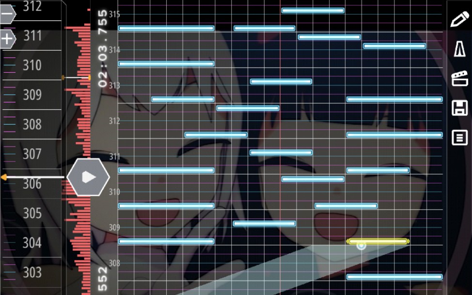 malodyslideoshamascramble伪四指fflv23谱面演示