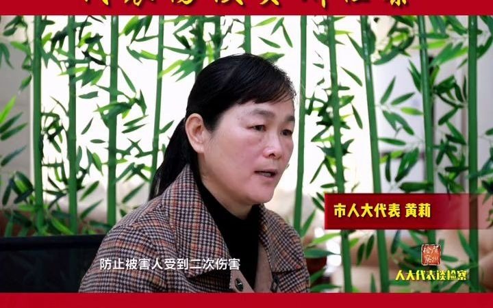 [图]两会代表委员有话说 市人大代表黄莉：未成年人的“护苗者”