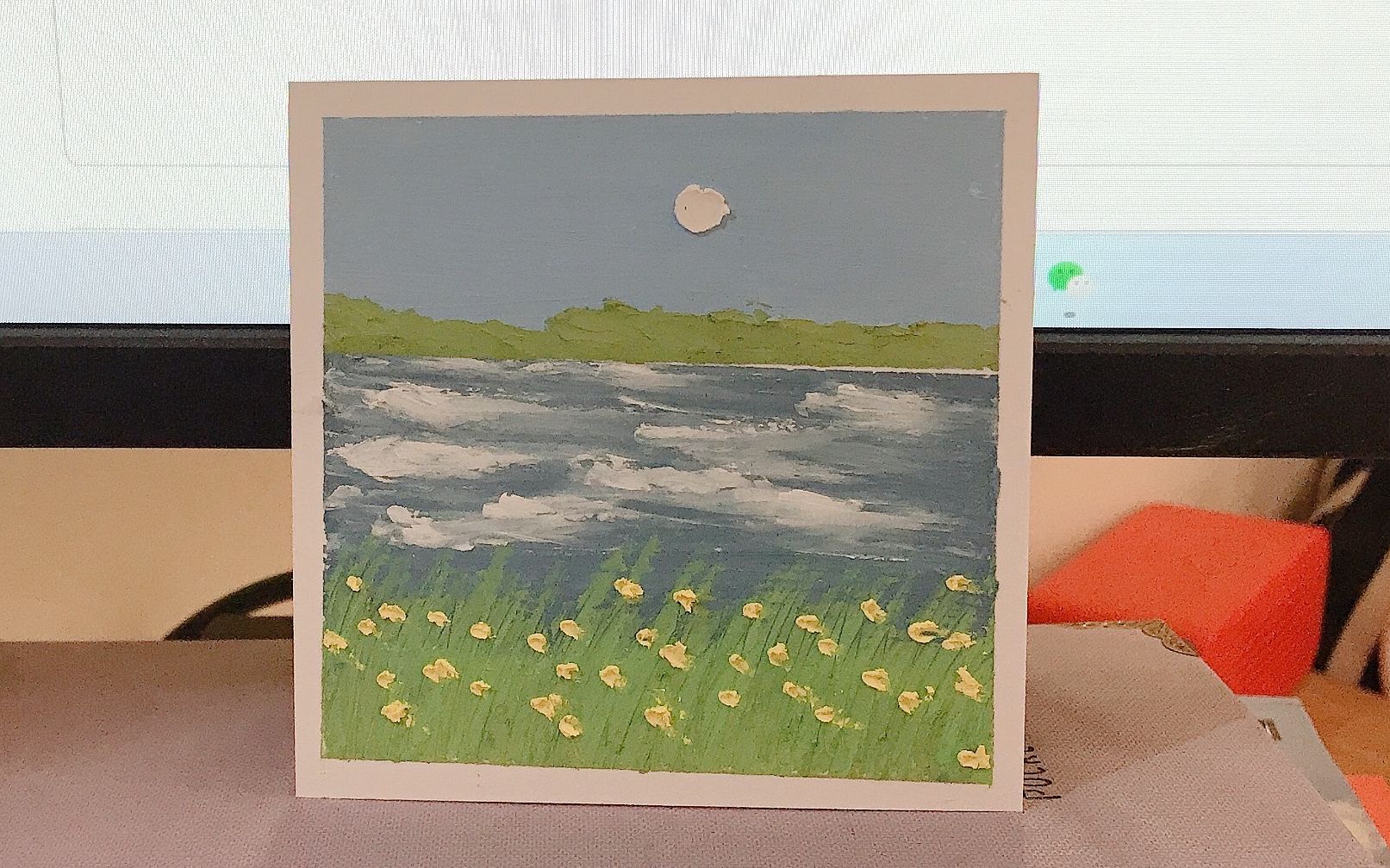 油画棒12故事的小黄花