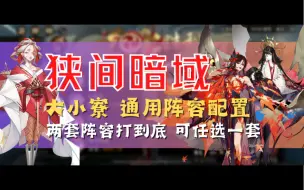 Descargar video: 【狭间暗域】全寮两套通用阵容 满奖励 满伤害打法 无火套娃流阵容