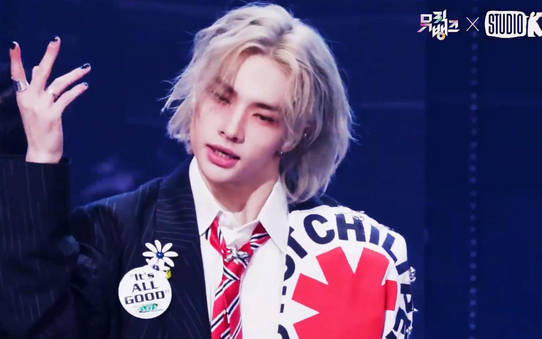 【黄铉辰】【调色】lalalala 音乐银行舞台横版直拍