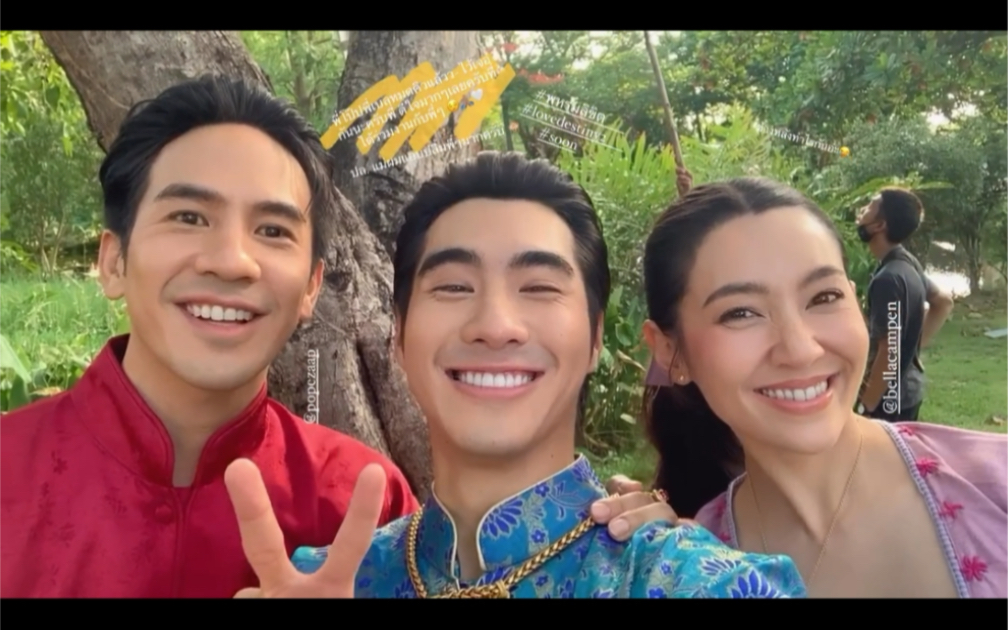 【泡贝】【pope&bella】命定演员之一杀青,托他的福看到pb的难得同框.