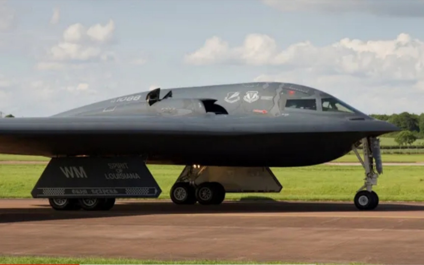 当今现役的唯一隐形战略轰炸机:b-2"幽灵"轰炸机!