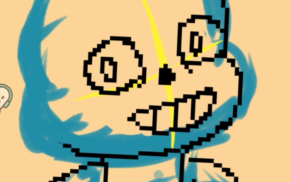 自家auunderchaossans战斗像素au