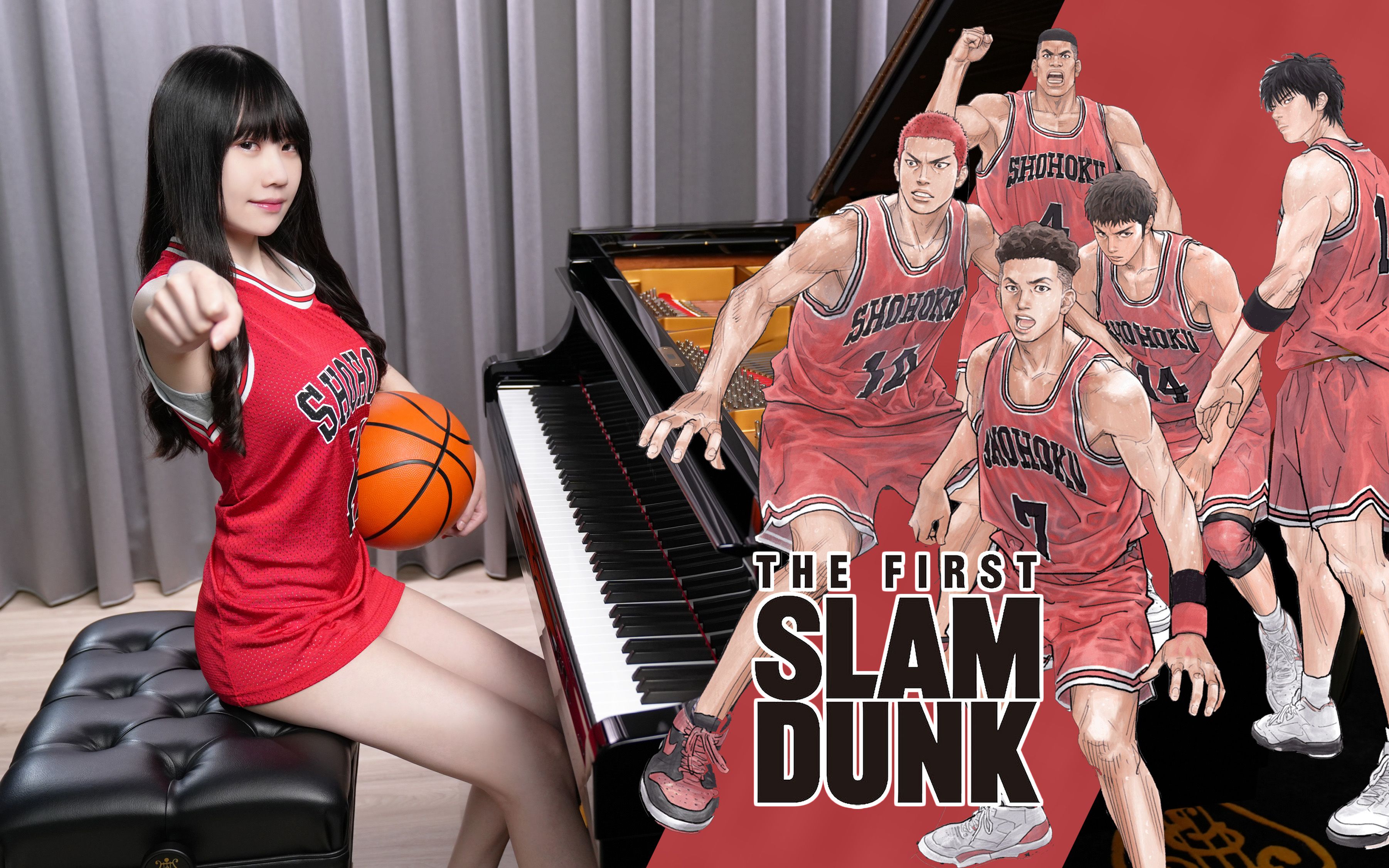 [图]【你喜欢晴子弹琴吗?】THE FIRST SLAM DUNK 主题曲「第ゼロ感」热血钢琴演奏 Ru's Piano | 灌篮高手剧场版音乐