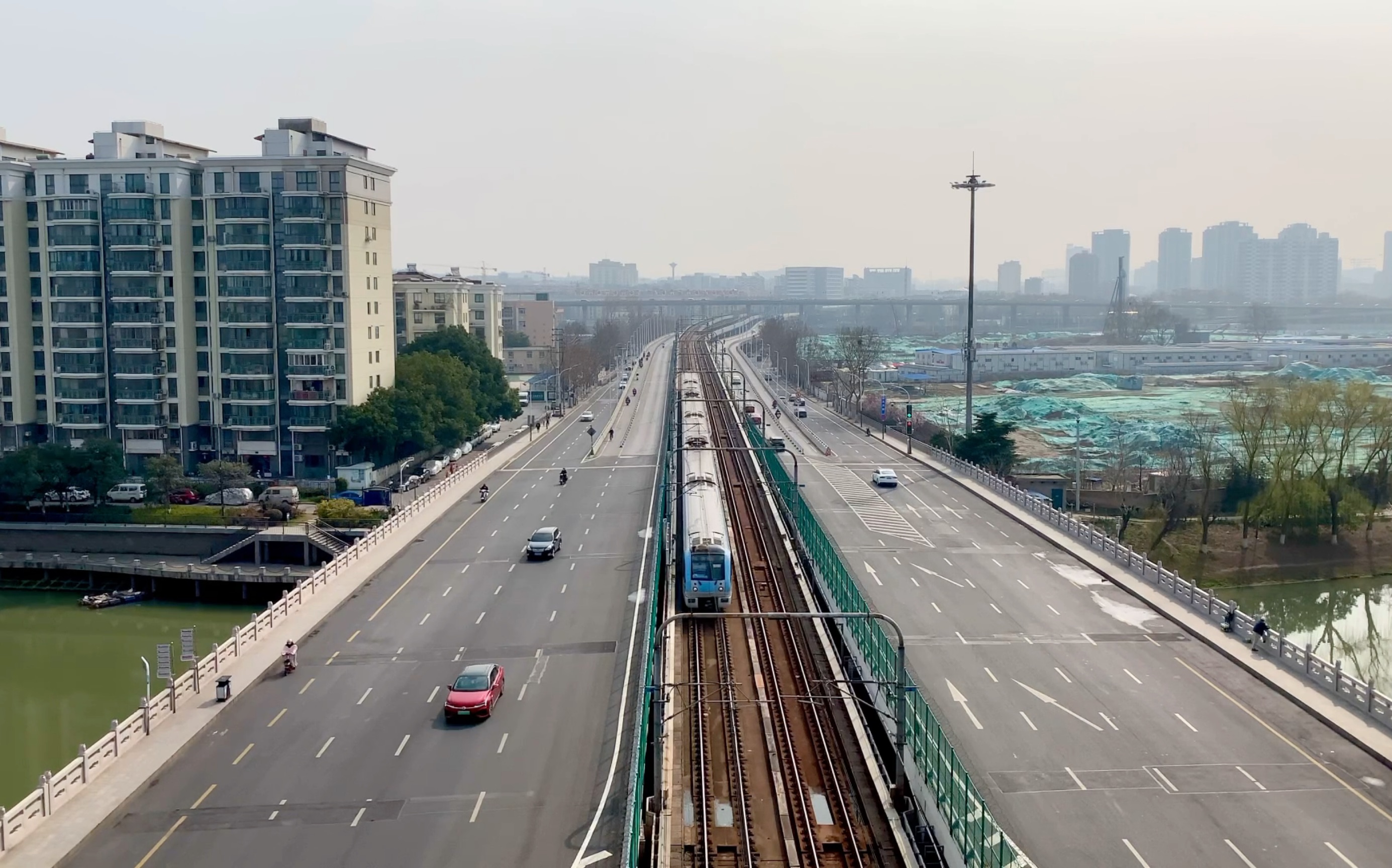 南京地铁高架图片