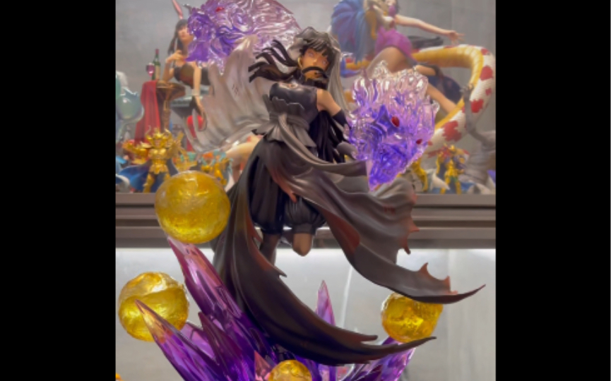 黑色晚礼服雏田,你们见过吗,超美的 #手办 #火影忍者