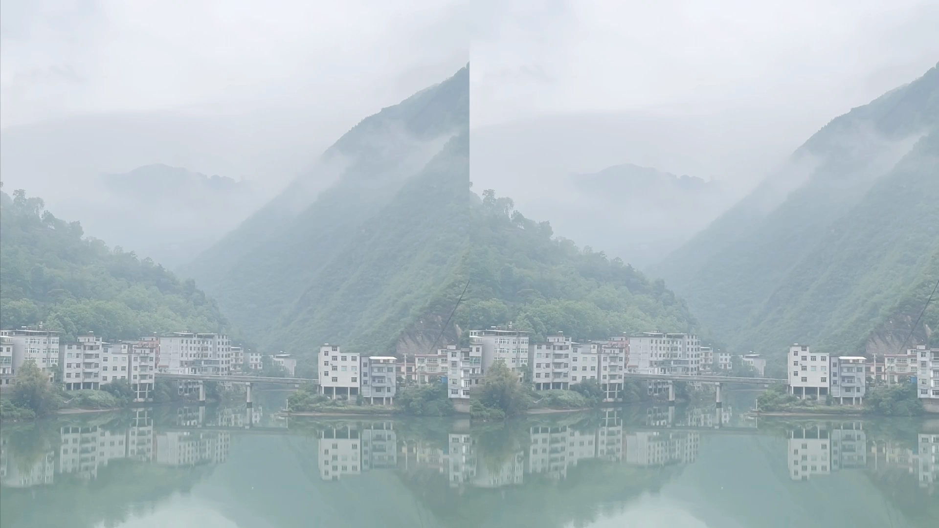 [图]烟雨朦胧中的小镇