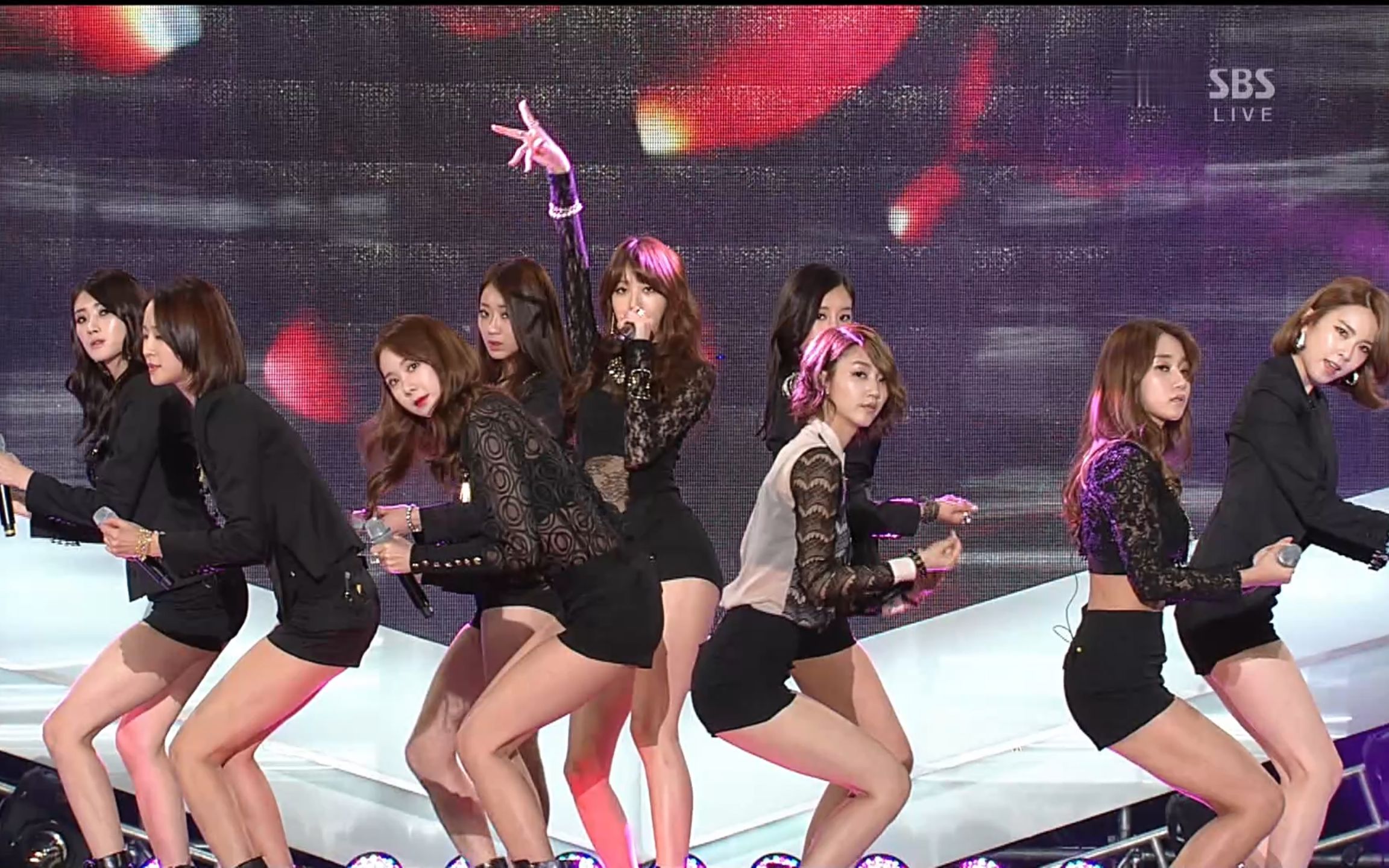 [图]Nine Muses -Wild+No PlayBoy_(130927 SBS Inkigayo+100820 KBS音乐银行) 女团现场歌舞