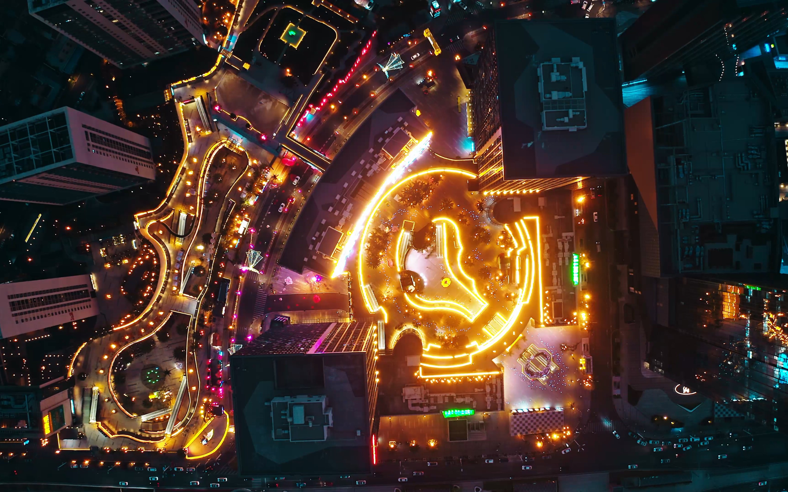 南村万博cbd的迷人夜景