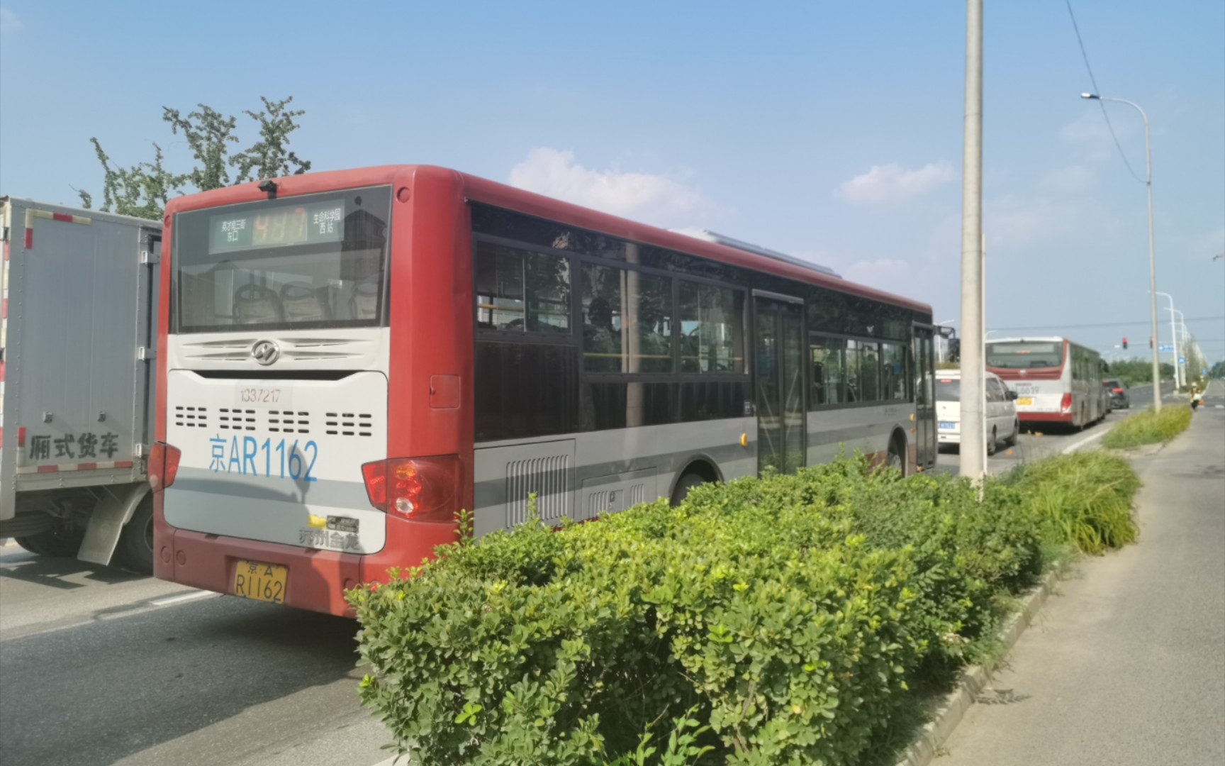 北京公交417路海格gae6运行视频